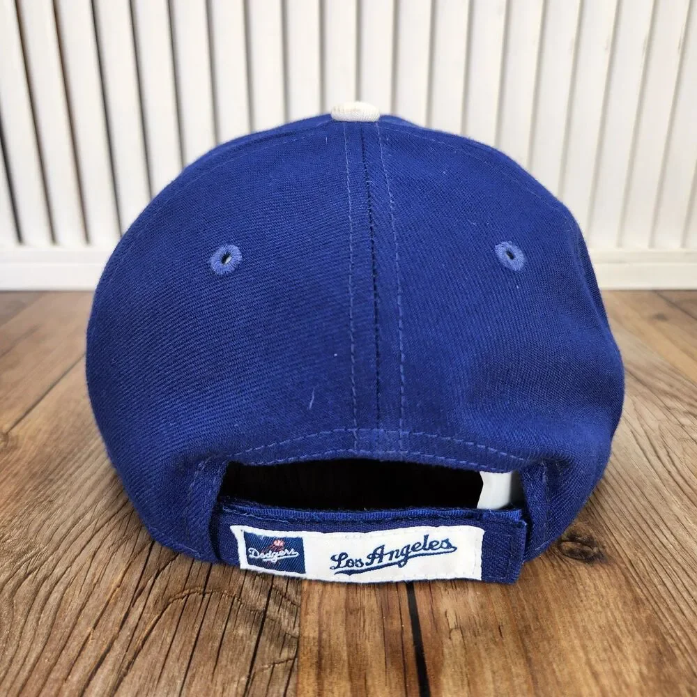 New Era 9forty LA Los Angeles Dodgers Baseball Cap Blue White Strapback MLB Hat